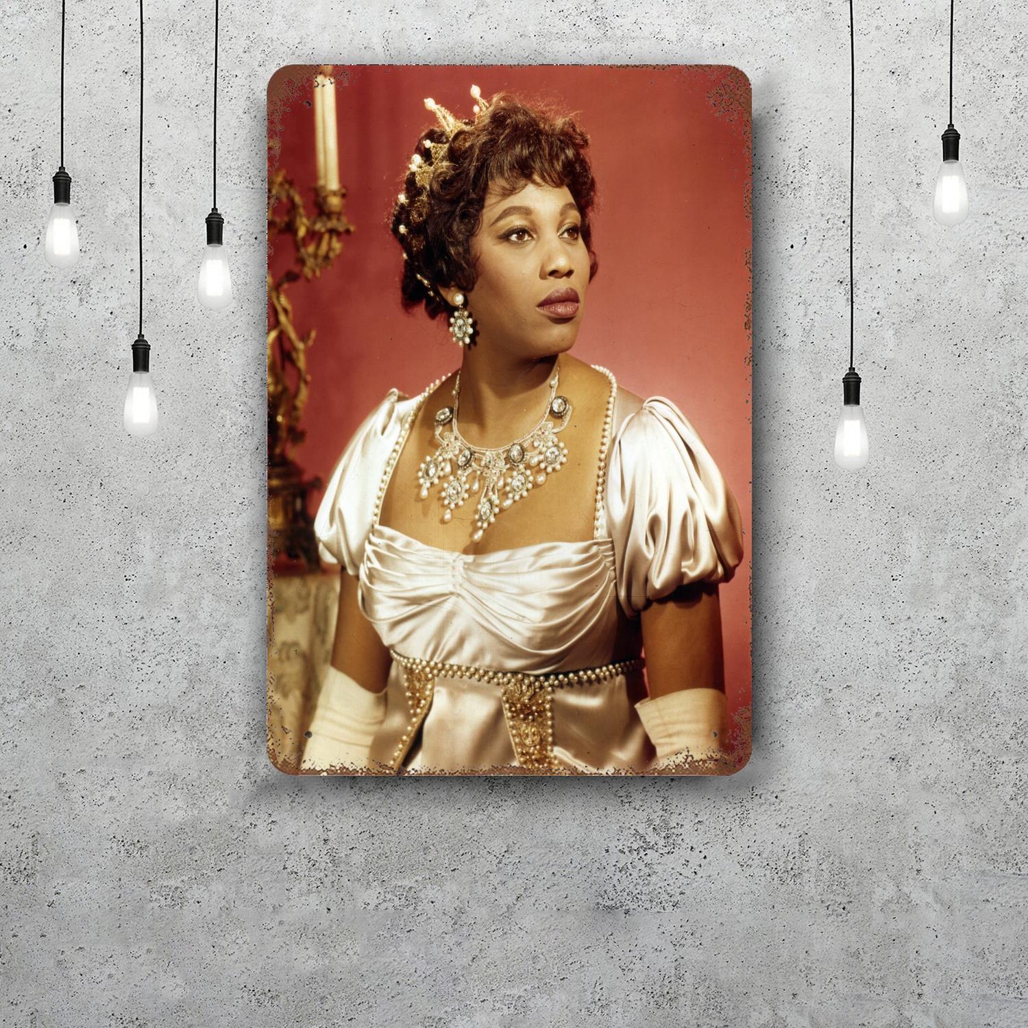 

Leontyne Price Metal Signs wall decor Vintage Tin Signs Captain Metal Poster Decor for Bar Pub Club Wall Decoration 20x30cm（7.8x11.8inch）
