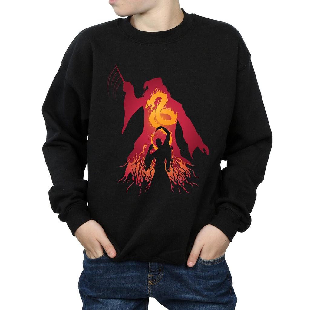 HARRY POTTER Jungen Dumbledore Silhouette Sweatshirt