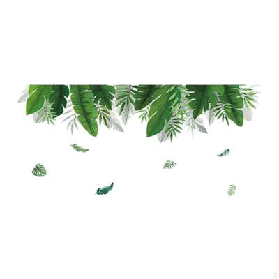 Pegatina Mural de Hojas Verdes para Aula y Porche