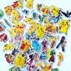12Pcs Pokemon Pikachu Stickers 3D Children'S Anime Cartoon Bubble Paste Thicken The Reward Sticker Kids Toys Gift
