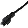 AKYGA Notebook power cable AK-NB-01A cloverleaf CCA CEE 7/7 / IEC C5 1.5 m
