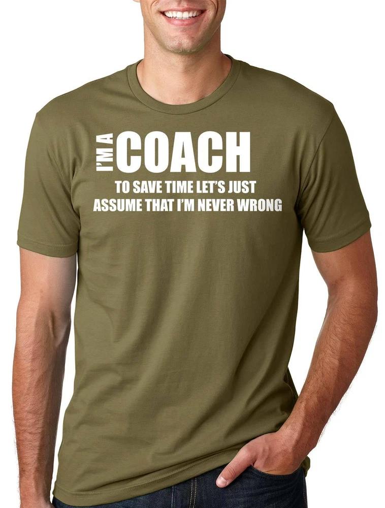 Coach Tshirt Coach Trainer Mentor Tshirt Funny Coach Tee Shirt S