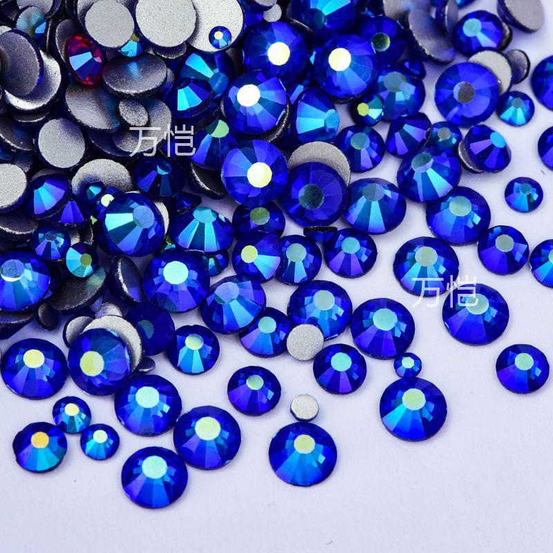 Ss3-Ss16 Mixed Size Flat Bottom Drill, Mobile Phone Case Diy Sticker Diamond Crystal Glass, Creative Nail Art Jewelry Accessories