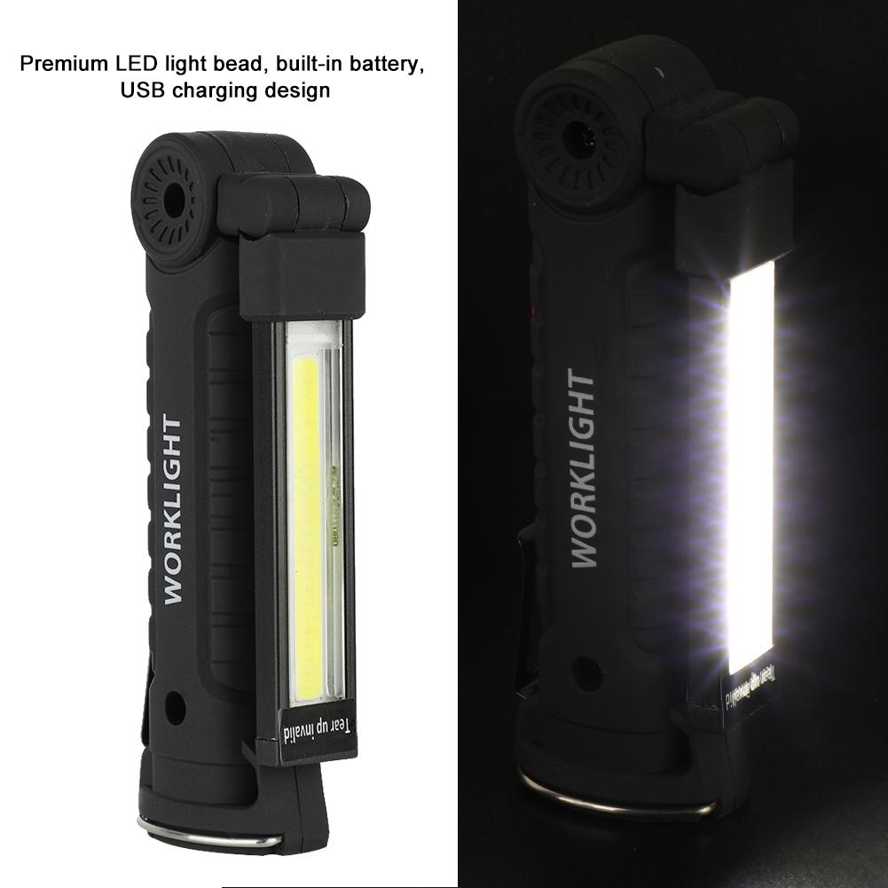 USB Charging Foldable COB Work Light LED Working Lamp with Magnet for Camping Emergency Large