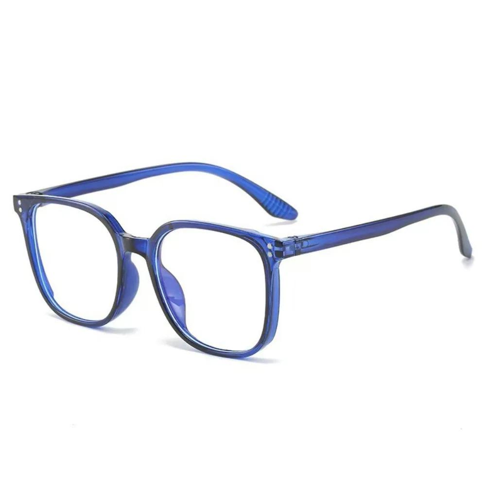 Square Frame Square Frame Glasses Classic Design Anti-Blue Light Anti-Blue Light Glasses Fashion Design Popular Glasses синий