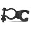 360° Rotating Bike Light Bracket Clamp Torch Clip Flashlight Clip Two-Way Clipwith Non-Slip Rubber Gasket Bicycle Spare Parts