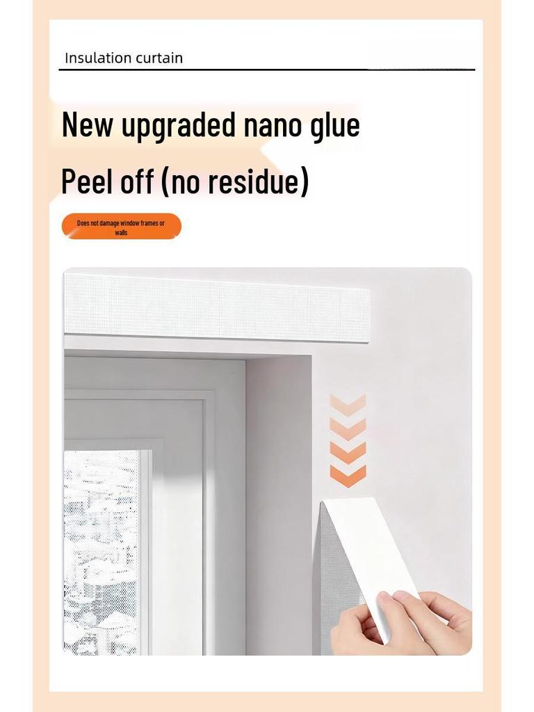 Selbstklebender Thermo-Rolladen mit Graphen-Isolierung