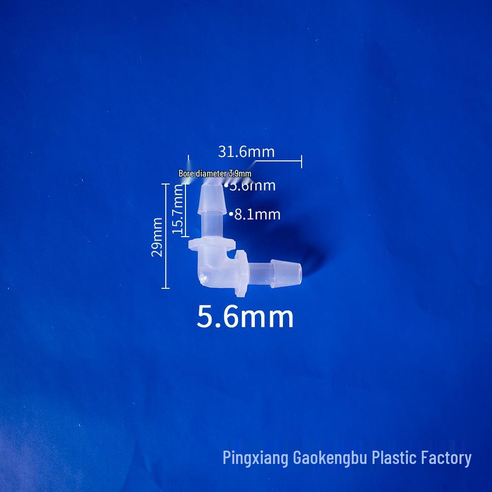 L-Shaped Elbow Plastic Connector Fittings, 90° Right Angle Pipe Accessories