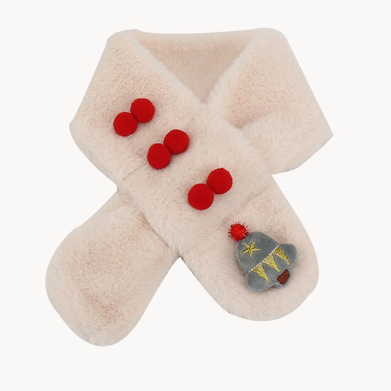 Kids' Cute Cartoon Scarf - Warm Winter Christmas Neck Warmer for Boys and Girls