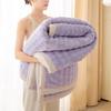 Thickened Coral Fleece Bubble Flannel Office Nap Blanket - Summer Air Conditioning Throw Gift