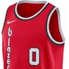 Nike Retro Limited Edition Basketball Jersey Trail Blazers Lillard 0 Men jersey Red AV4511-658
