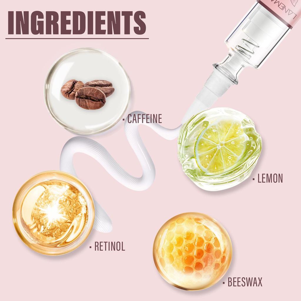 Caffeine Eye Cream Stick-Deep Moisturizing, Caring For The Eye Area-Full And Elastic-Suitable For All Skin Types, 10g