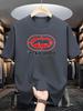 New Summer Luxury Mens Fashion Patterned Tshirt Round Neck Casual Trendy Y2k Highend Highquality Fitness Sports Tshirt