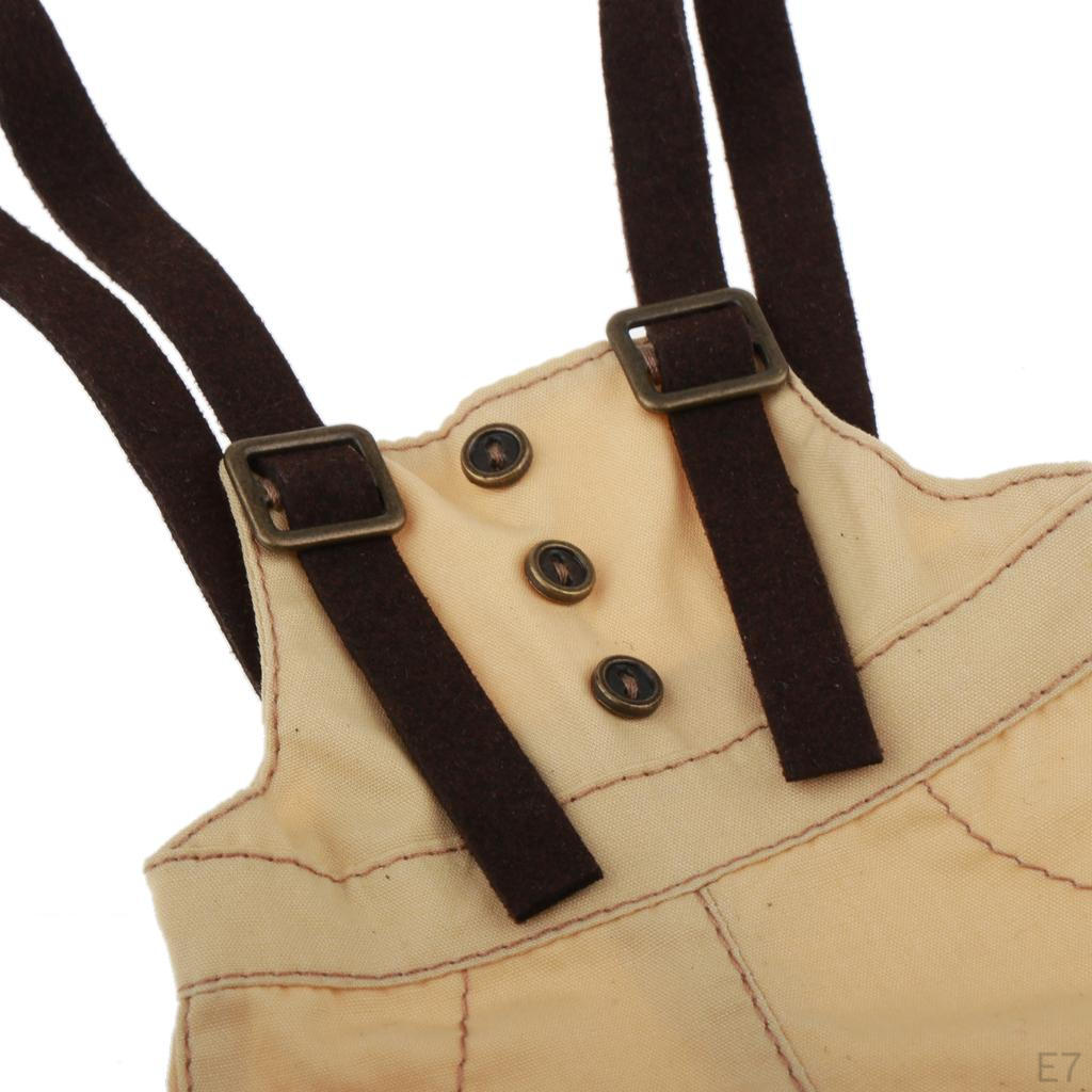 Ubranka dla lalek Spodnie na szelkach Spodnie Tkanina Moda Przebranie