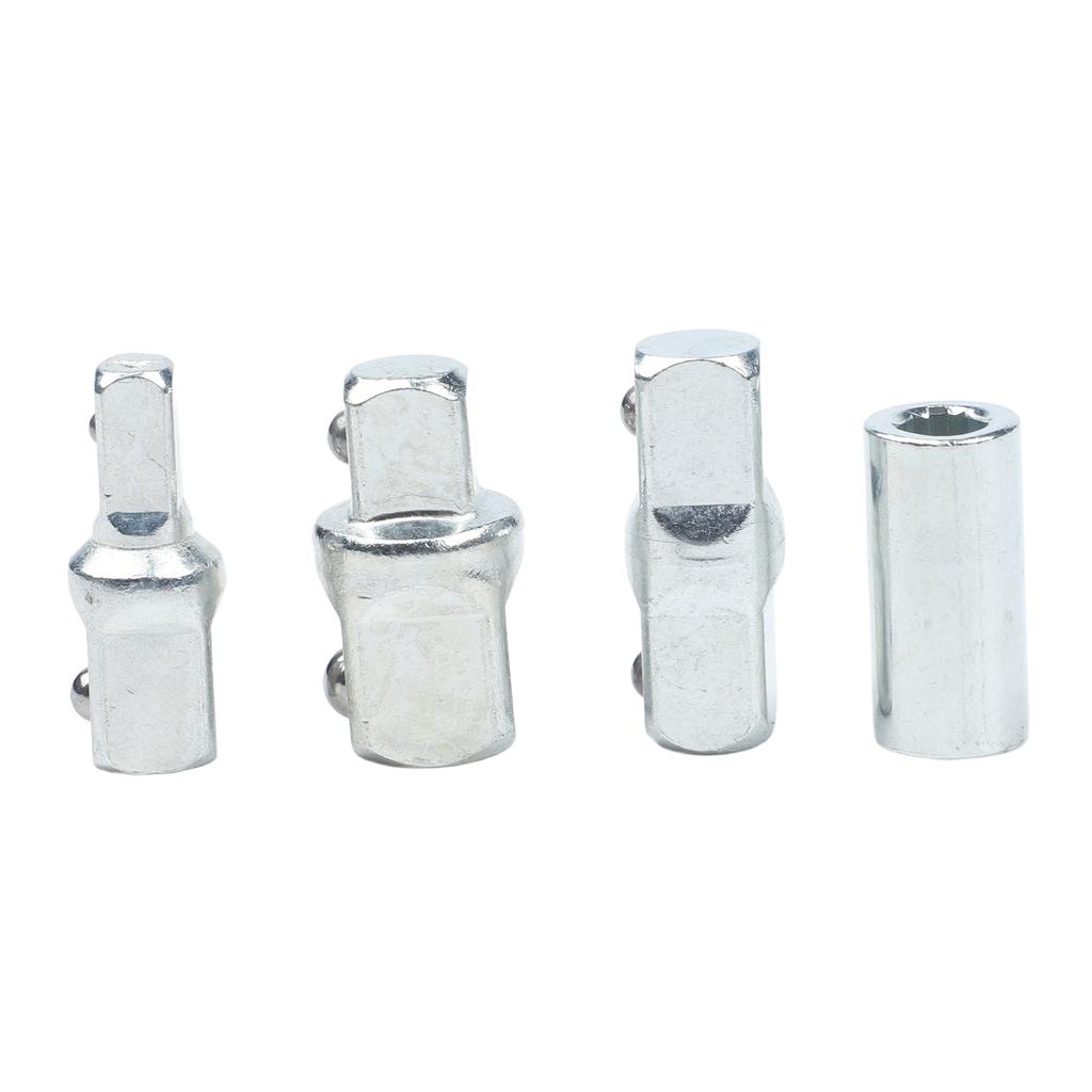 Stecknuss-Adapter-Set 4 Stück Ratsche Schraubenschlüssel Konverter Hülsen Chrom-Vanadium-Legierungsstahl für Heimwerkerprojekte und Werkzeuge