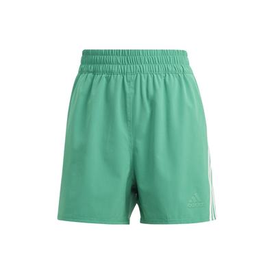 Logo Print Three Stripe Shorts Women Bottoms Green HS2363