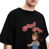 Good Guys Soldier Child's Play Chucky Merchandise T-Shirt for Men Women Horror 80s Chucky Doll Vintage Cotton Graphic Tees