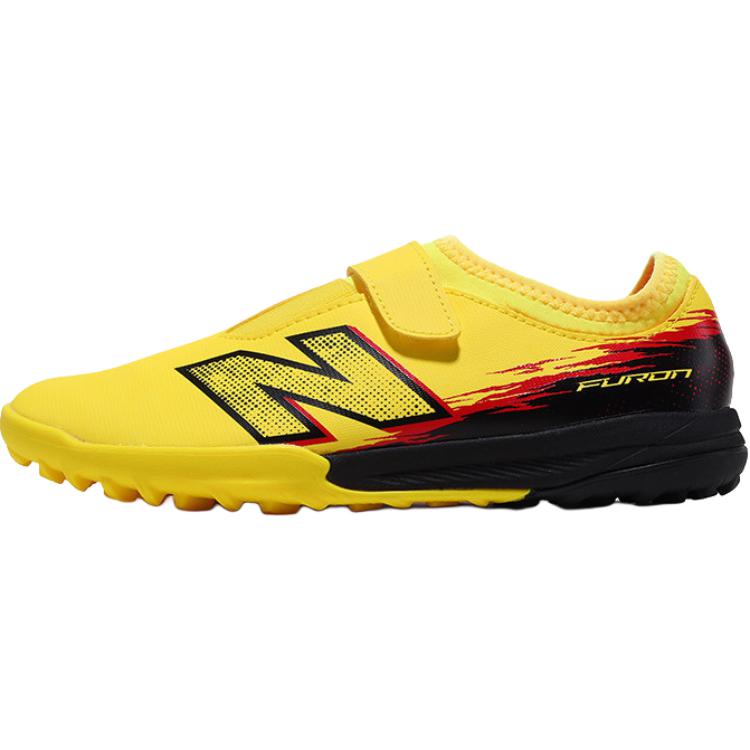 

New Balance Furon V8 Synthetic Leather TF Comfortable Durable Support Low Top Soccer Shoes Kids Soccer Shoes Yellow YF3VT2DP 32.5