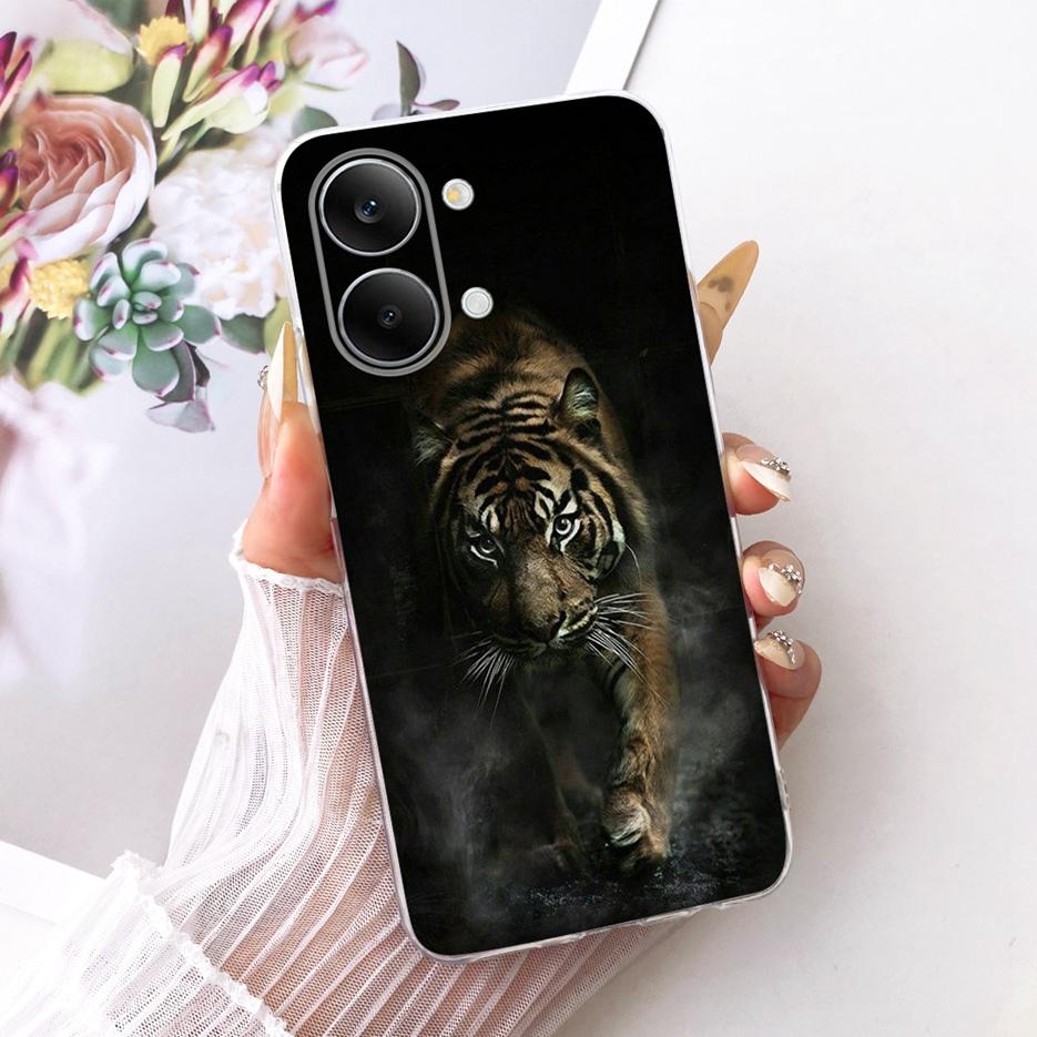 For Xiaomi Redmi Turbo 5 Max Case Cute Cat Flowers Painted Cover Soft Slim Phone Case For Xiaomi Redmi Turbo 5 Turbo5 Max Fundas