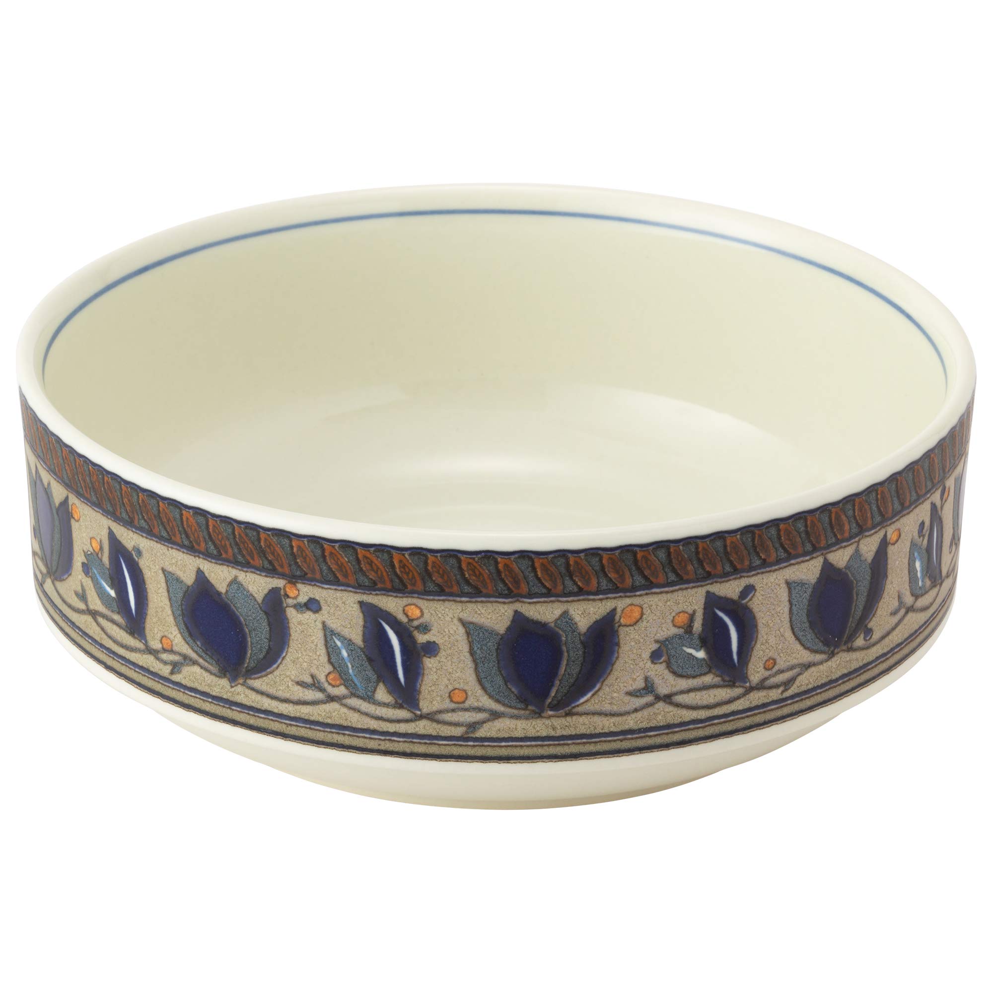 

MIKASA Arabella Bowl, White, Diameter 16.1cm x Height 6cm, 900ml Capacity, Microwave, Dishwasher, and Oven Safe, T-770313