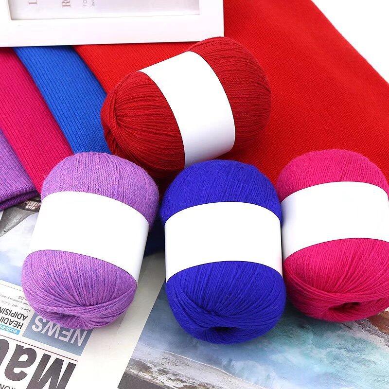 Cashmere Thread Hand-Woven Medium And Fine Cashmere Thread Sweater Scarf Crochet Jacket Diy Wool Ball