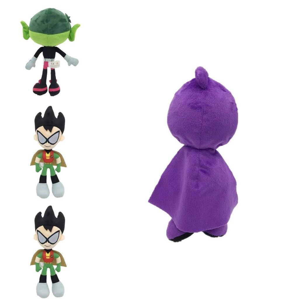 Entzückende 10-Zoll Teen Titans Go Plüschtiersammlung mit Robin Raven Cyborg