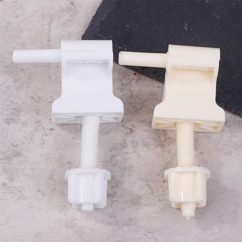 Tuvalet Kapağı Menteşe Değiştirme Kiti Plastik Tuvalet Kapağı Aksesuarları Sabitleme Vidaları Somun Tuvalet Kapağı Menteşeleri Çoğu Tuvalet Kapağı İçin