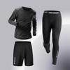 Men's Quick-Dry Sports Suit: High-Elastic Fitness Tights for Running, Training, Basketball, Cycling, Morning Jogging - Perfect for Spring & Autumn.