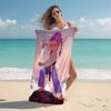 1Pc Fantasy Warrior Trio Beach Towel Microfiber Beach Towel Thin Absorbent For Beach Swimming Yoga Bath Sports 0917207