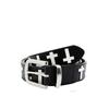 Gothic Punk Belt PU Leather Y2K Belt Fashion Cross Shaped Belt  Jeans Accessories