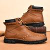 Wanderschuhe Hohe Qualität Herrenstiefel Freizeitschuhe Klassiker Stiefeletten Hoch Zum Hineinschlüpfen Büro Belüftet Vielseitig Motorrad Arbeit