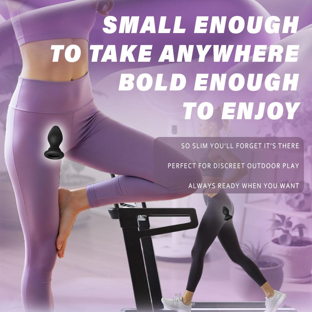 Fox Tail Anal Plug Sexy Plush Toy Butt Plug - Fluffy Plush Tail & 10 Vibration Modes, APP Controlled Silicone Anal Plug for Couples, Body-Safe