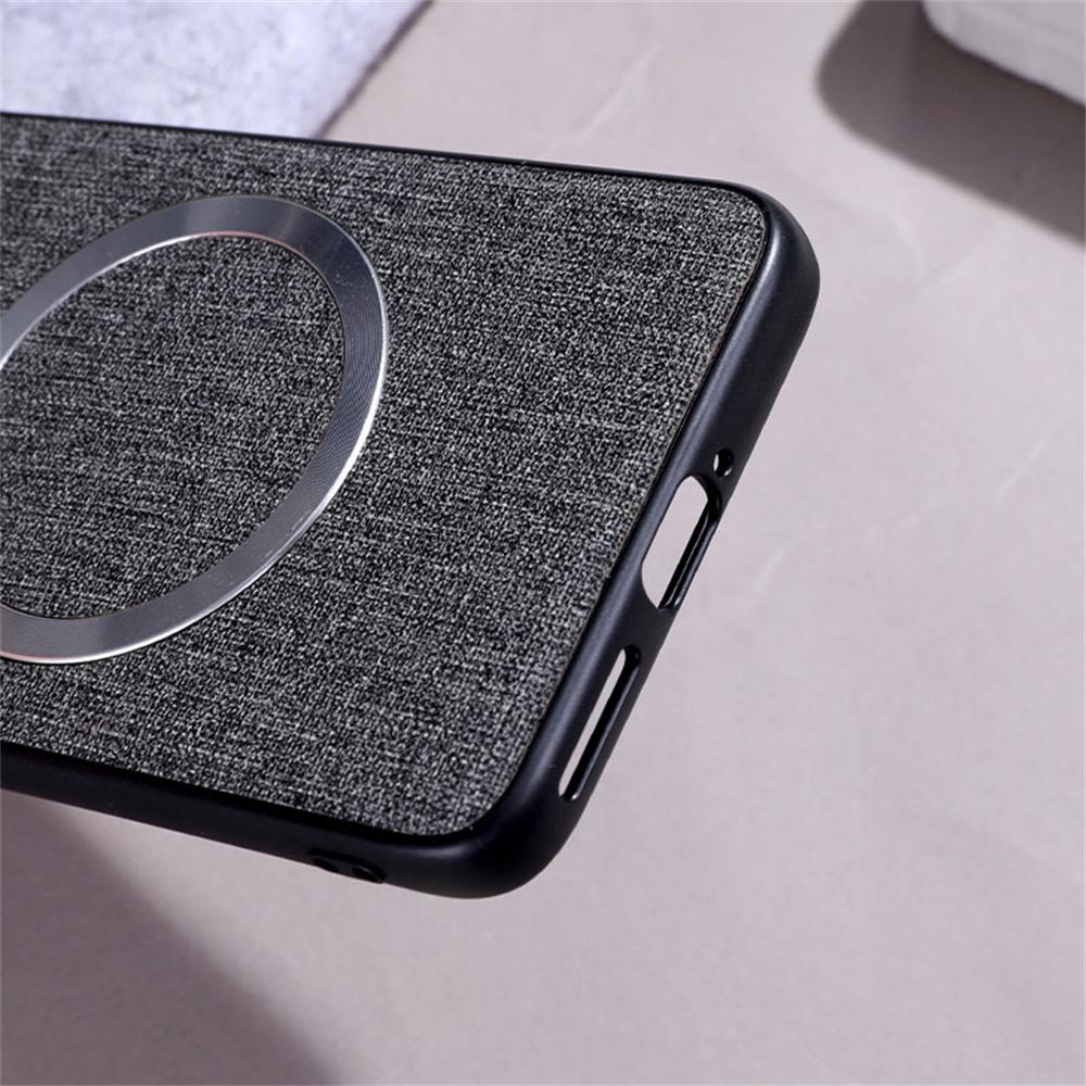 For Motorola Edge 50 Neo 5G/Moto S50 5G/Thinkphone 25 5G Magnetic Case Drop-Proof TPU+Cloth Back Phone Cover