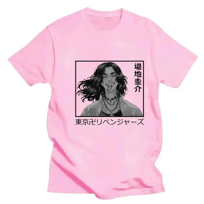 Men's Hip Hop Streetwear Casual Summer Top Tees Anime Baji Keisuke Graphic T Shirts Cool Tokyo Revengers Anime T-shirts