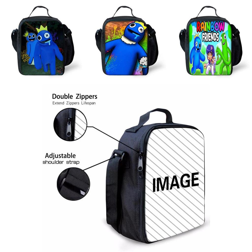 Roblox Rainbow Friends Insulated Lunch Bag For Kids Waterproof And Large Capacity