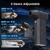 Yeni Mini Turbo Jet Fan Elektrikli Hava Üfleyici Ayarlanabilir Rüzgar Hızı Turbo Şiddetli Üfleyici Işıklı Şarj Edilebilir Araba Temizleme Aletleri
