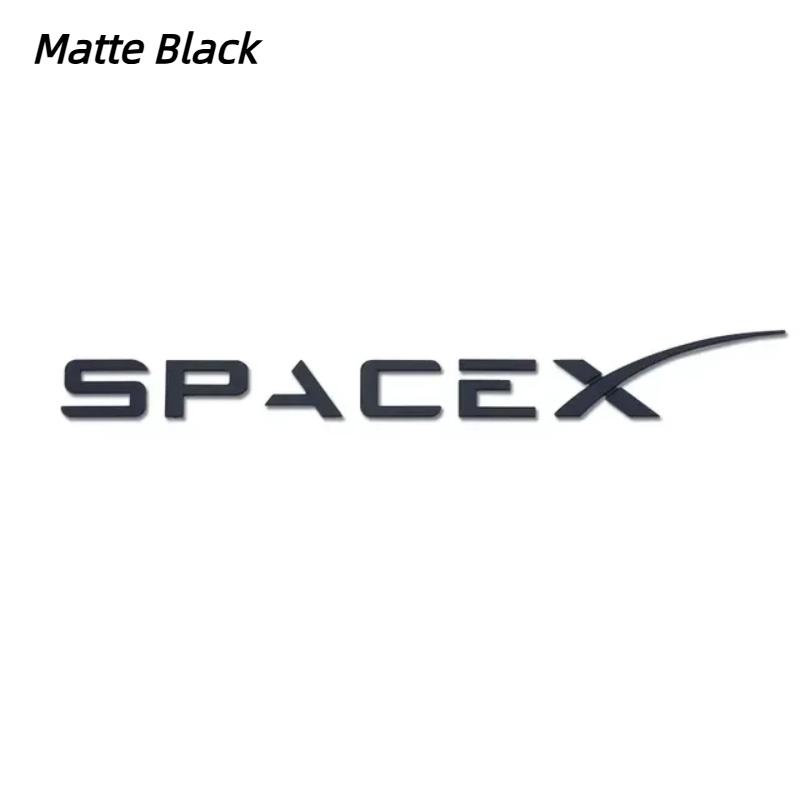 ABS Space X Zadný Kufor Znak Odznak Nálepky Nálepky pre SpaceX Model 3 X S Y Príslušenstvo pre Styling Auta