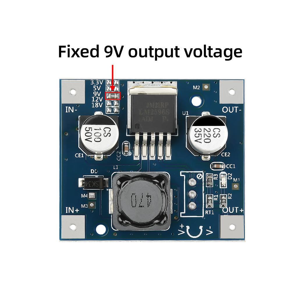 DC 3-40V to 3.3V/5V/9V/12V/18V Step-Down Power Module LM2596 DC-DC Adjustable Buck Converter DC 3-40V to DC 1.5-35V Power Supply