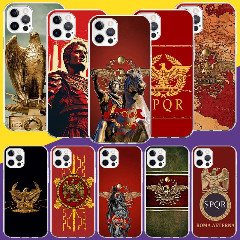 SPQR Roman Imperial Legionv Phone Case For iPhone 17 Air 16 15 Plus 11 14 Pro Max 13 Mini 12 7 8 + SE Pattern Art Customized Cov