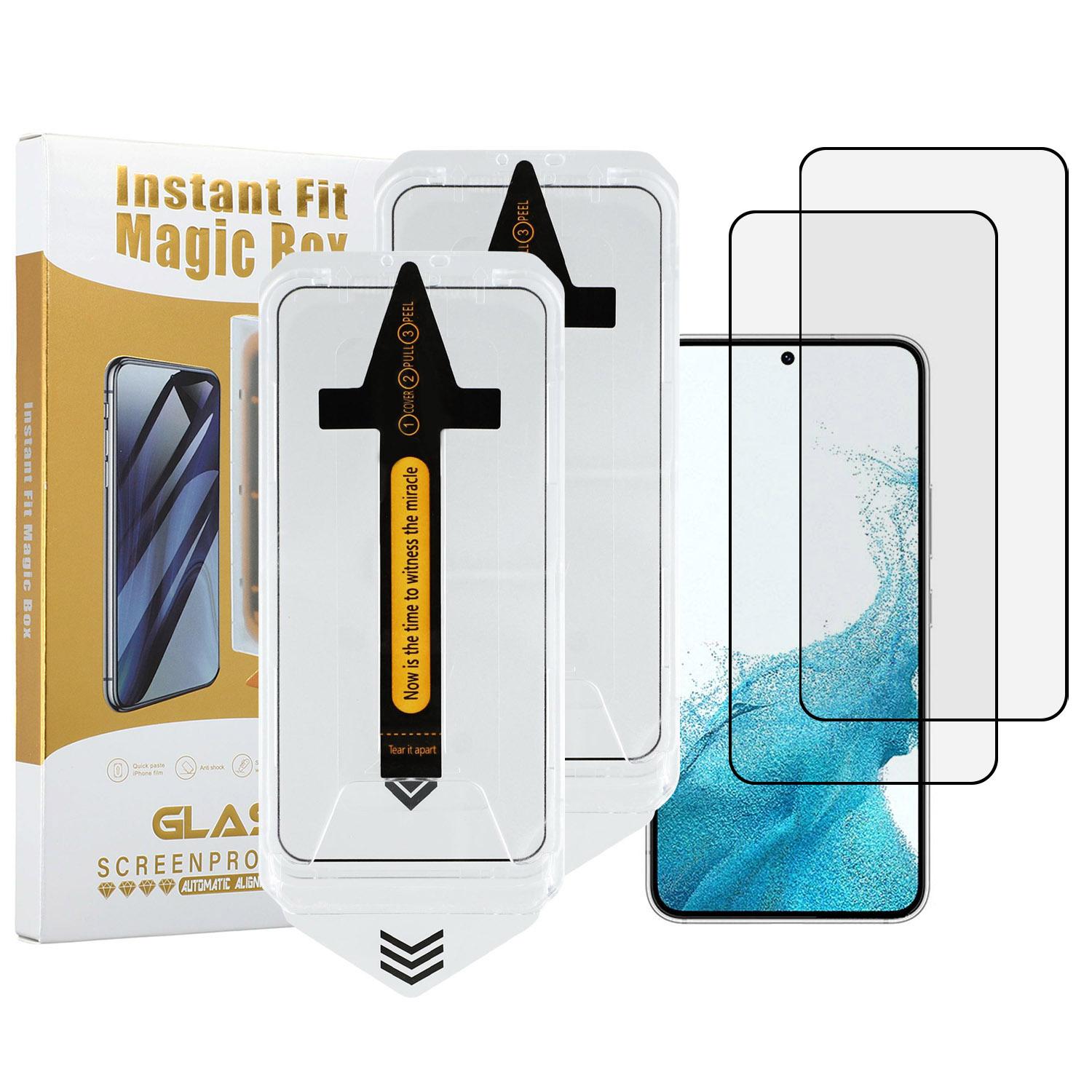 

2Pcs For Samsung Galaxy S23/S22 5G Screen Protector HD Clear High Aluminium Silicon Glass Film (Fingerprint Unlock) Type A