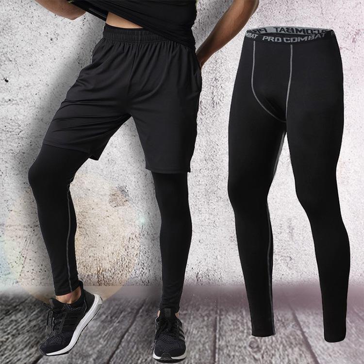 Herren Schnelltrocknende Kompressions-Basketball- & Lauf-Leggings