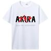 Akira Anime Graphic T-Shirt Japan Vintage Manga T Shirt WoCotton Tee Summer Streetwear Casual Tops Tshirt