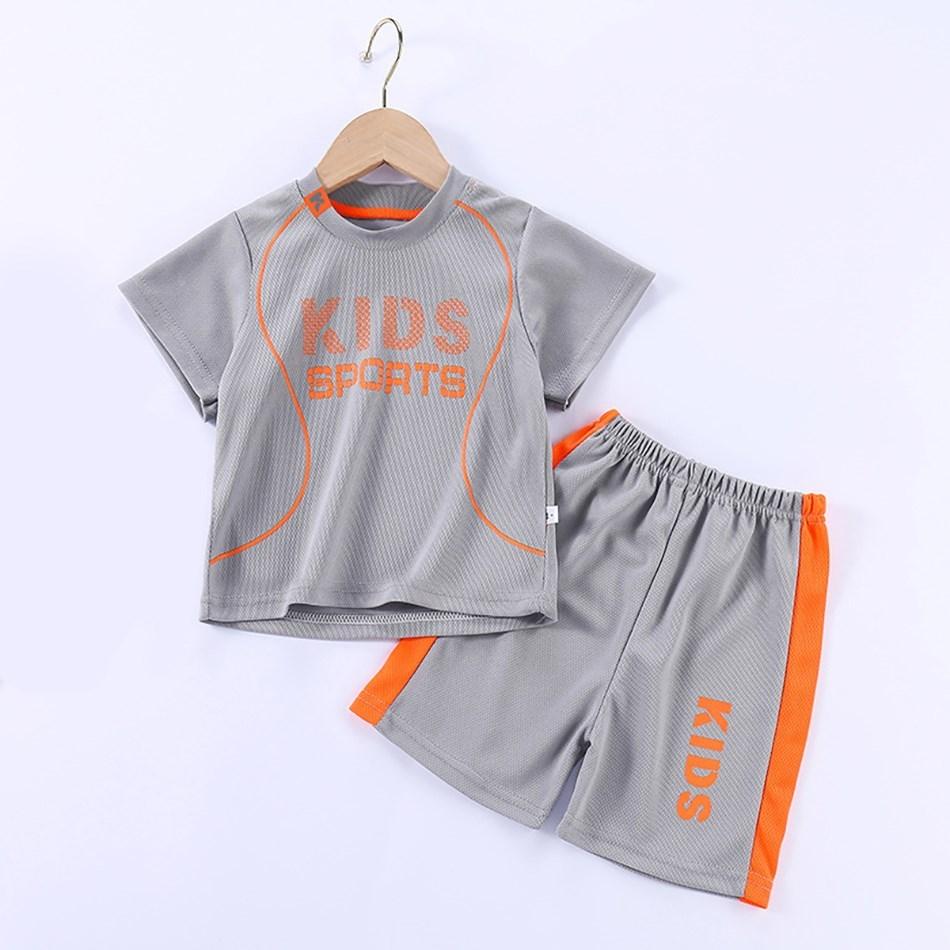 Children Clothing Set Kids Short Sleeved Summer Outfit Quick Drying Football Set Boy Girl Sport Wear Soft Breathable 1-12 Years