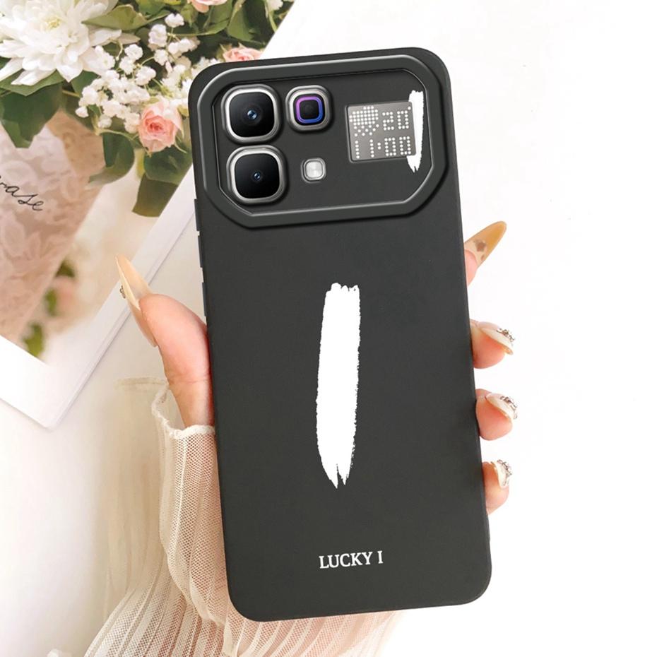 New Fashion Letter Phone Case For Infinix Note 60 Pro X6878 X6879 Soft Silicone Cases For Infinix Note 60 5G Note60 Pro Bumpers