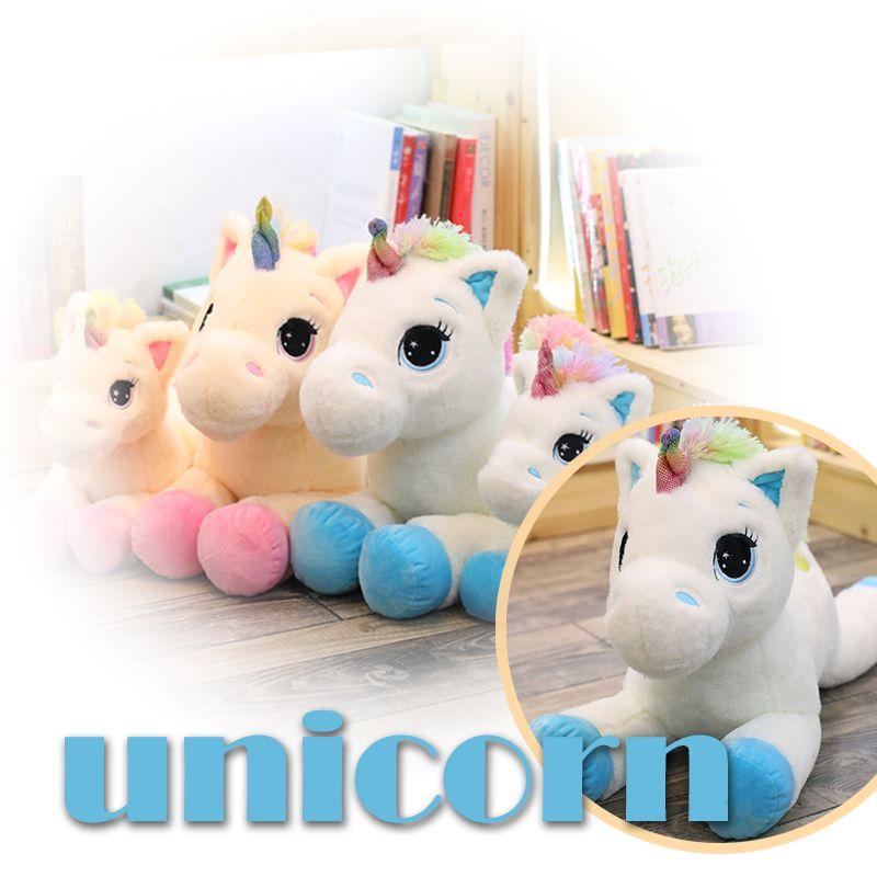 Stuffed Animals Unicorn Plush Doll Toy Animal  Cartoon Toys Birthday Kids For
