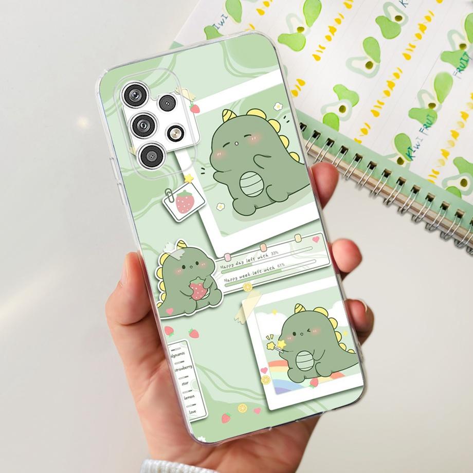 For Samsung Galaxy A23 5G case Halloween Skeletons Phone Cover Soft TPU Lovely Cartoon Jelly Funda Para Samsung A23 4G A 23 4G