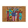 Independence Day Door Mats Bathroom Bedroom Living Room Floor Mats Household Non- Carpet