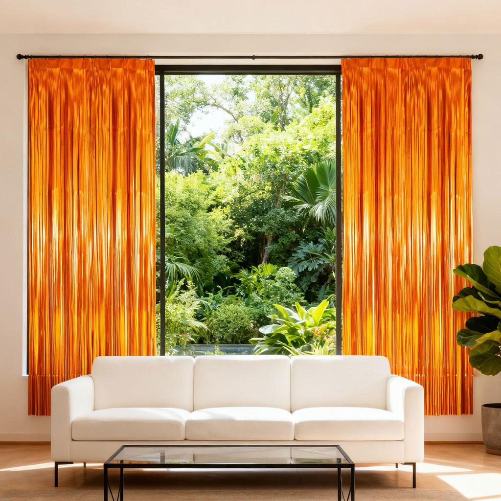 Birthday Party Rain Curtain Decoration Celebration  Background Wall Scene Atmosphere Setup Multicolored Tassel Curtain