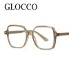 Elegant Trend Green Square Anti Blue Light Reading Glasses Men Women Ultralight Computer Eyewear Finished Hyperopia Eyeglasses