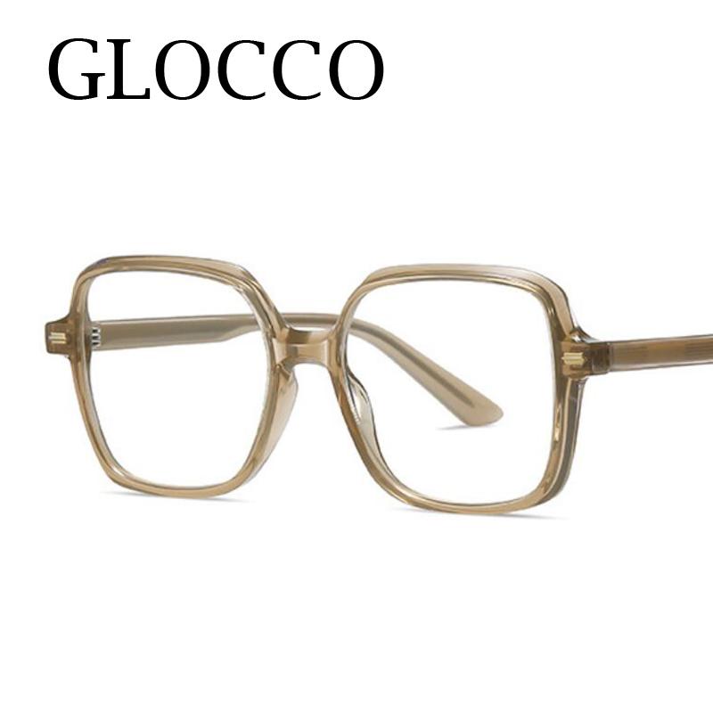 Elegant Trend Green Square Anti Blue Light Reading Glasses Men Women Ultralight Computer Eyewear Finished Hyperopia Eyeglasses